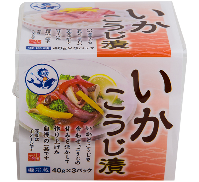 画像:いかこうじ漬 内容量／120g（40g×3P）