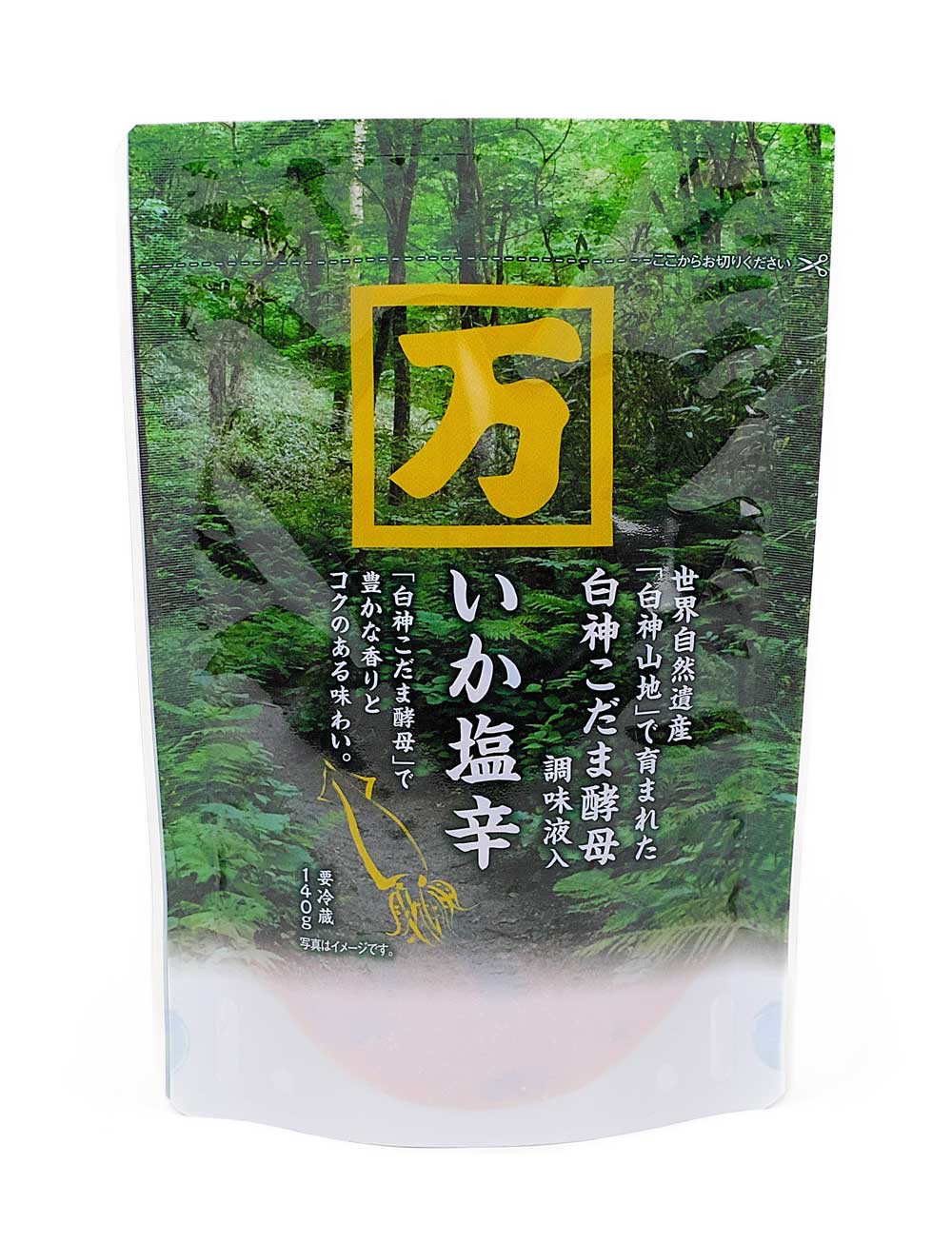 白神こだま酵母調味液入いか塩辛